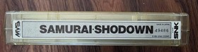 NEO GEO MVS game lot Samurai Shodown 1, 2, 4, 5 with Shock boxes and marquees