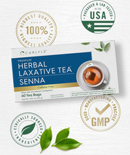 Herbal Senna Tea 60 Bags Digestive Support Caffeine Free Non GMO Gluten Free-USA