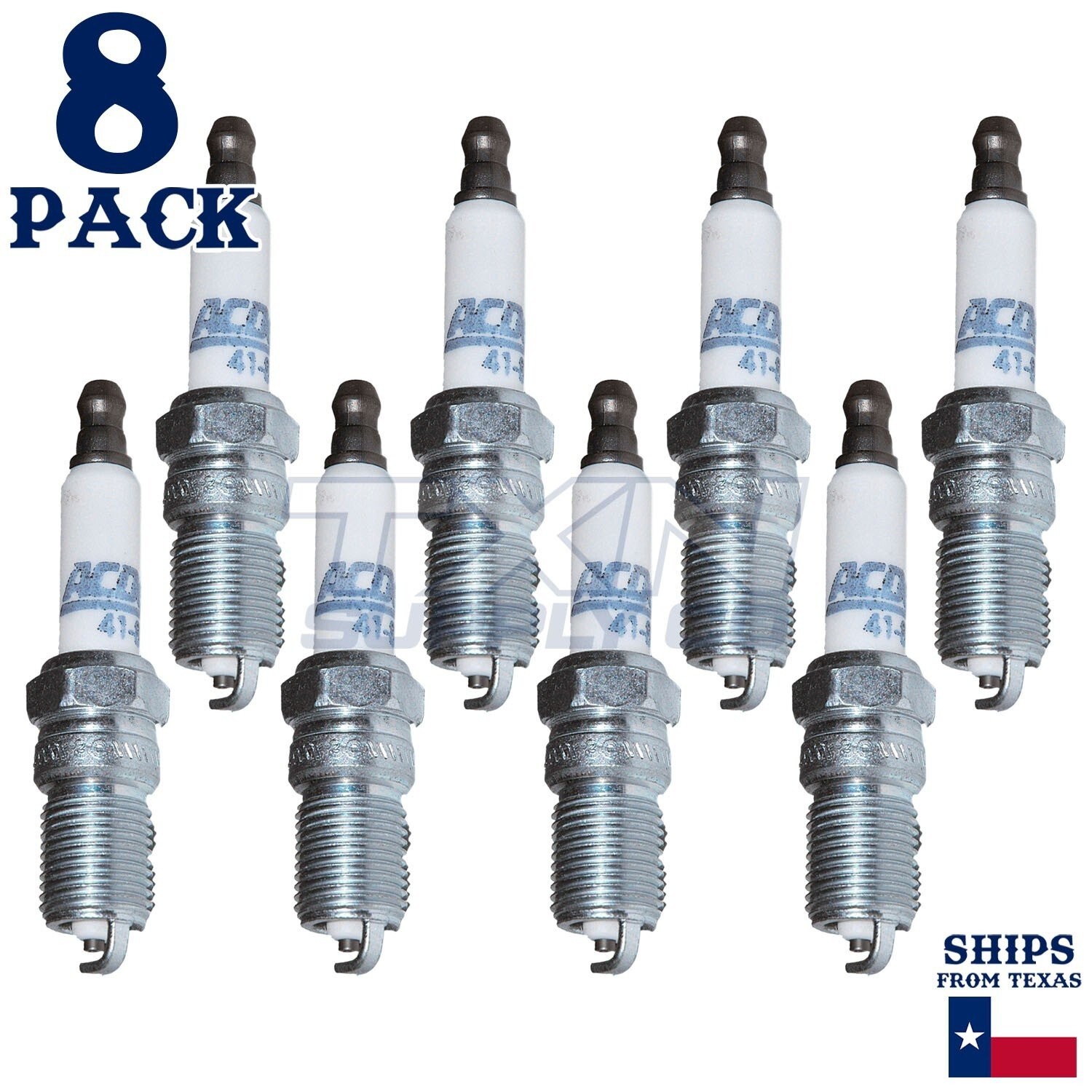 8 Pack ACDelco 41-810 Double Platinum Spark Plugs
