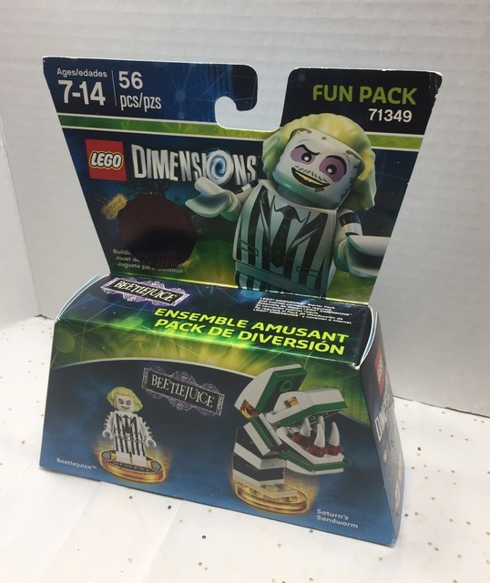 LEGO Dimensions 71349 Beetlejuice and Saturns Sandworm Fun ...