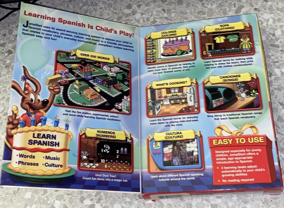 NEW & SEALED JumpStart Spanish Language Learning Software Windows PC Mac - Image 3 of 4