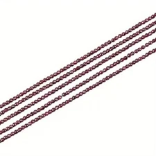 5strands Natural Garnet Beads Strands Round Faceted 2mm Hole: 0.4mm