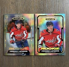 2021-22 Upper Deck Stature Hendrix Lapierre Rookie Auto /199 & Portrait /65 RC