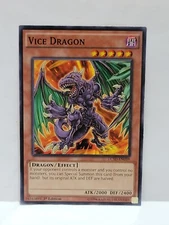 YUGIOH VICE DRAGON LC5D 1ST EDITION  COMMON LIGHT PLAYED