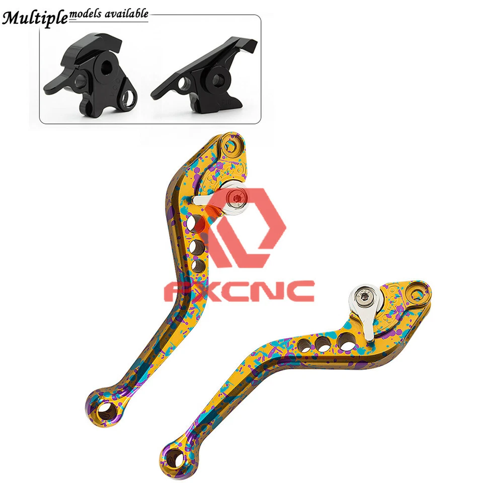 Gold Short Camouflage Brake Clutch Lever For ER-6F/ER-6N 2006 2007 2008 - Image 3 of 4