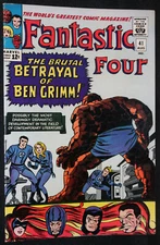 Fantastic Four #41 - Frightful Four (Grade 7.5 / 8.0) 1965