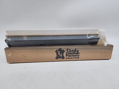 SEALED NEVER USED Tandy Sharpening Stone Knife Leather Factory