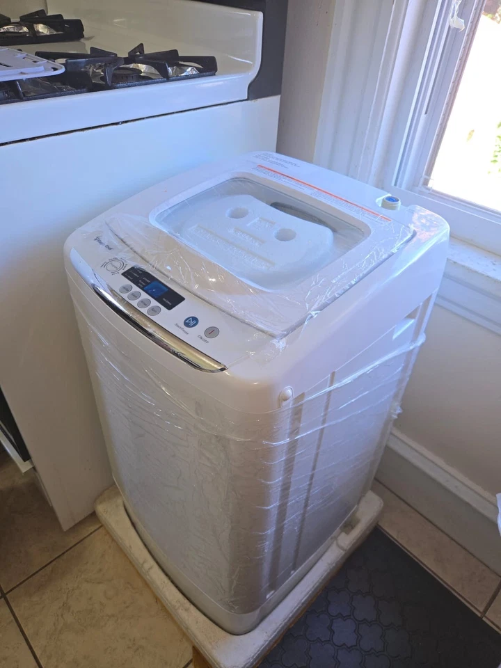 Magic Chef Compact Portable Top Load Washer with Space Saving Design, White - Image 3 of 4