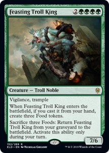 Feasting Troll King x1 - Throne of Eldraine - NM-Mint, English - Throne of Eldra