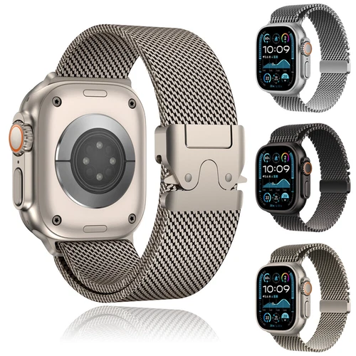 Milanese Metal Loop Watch Band Strap For Apple Watch Series 11 46mm S11 - Bild 3 von 26