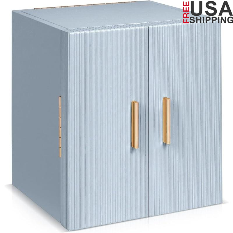 Jewelry Organizer Box W/ Mirror 3 Drawers 4 Tier Storage Women Girls Gifts New-image