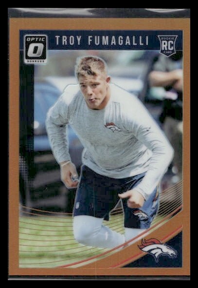 Troy Fumagalli Panini Donruss Optic #129 Orange