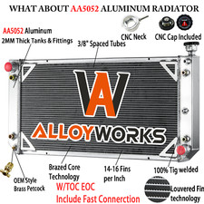 4-ROW RADIATOR For 1988~1993 CHEVY GMC C/K 1500 2500 3500 6.2L V8 DPI391