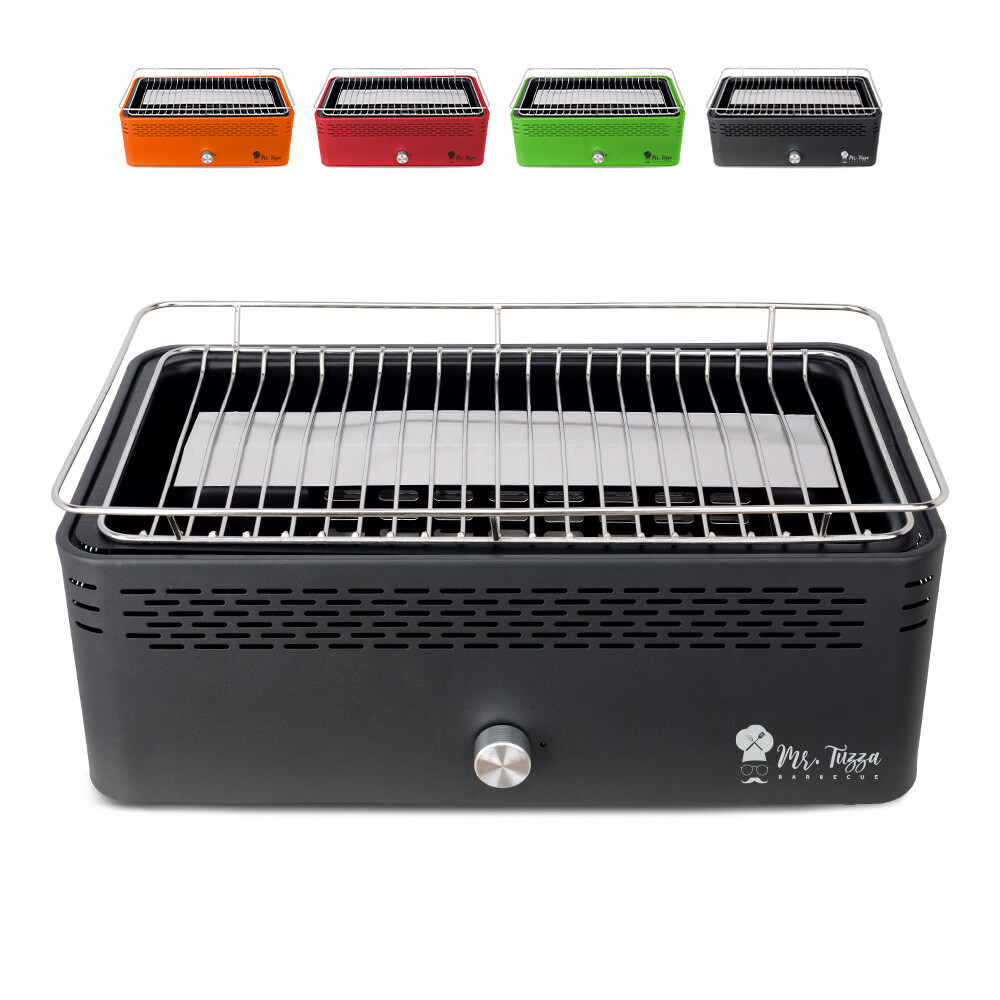 Barbacoa sin humo para mesa con ventilador Merapi