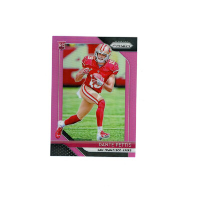2018 Prizm PINK ROOKIE REFRACTOR SP DANTE PETTIS RC SF 49ers STAR