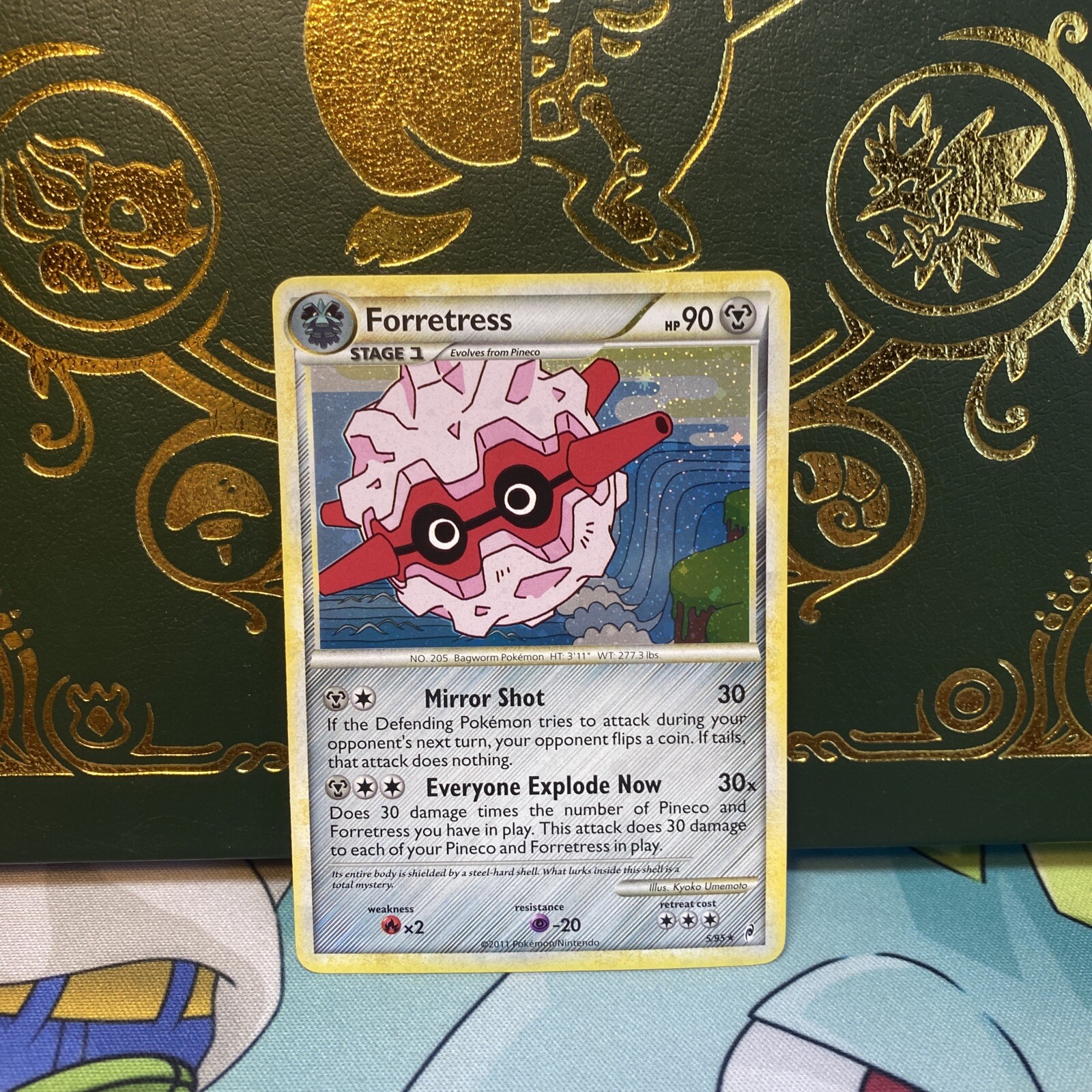 Pokemon TCG - Forretress - 5/95 - Holo Rare - Call of Legends - NM/VLP