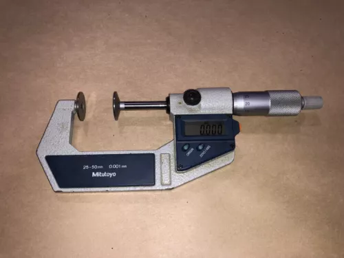 Mitutoyo Digital Flange Micrometer 323-512-30 25-50mm 0.001mm