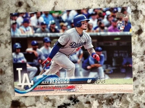 2018 TOPPS SERIES 1 ROOKIE CARD LA DODGERS ALEX VERDUGO #281