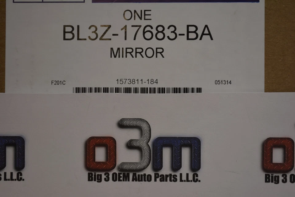 Espejo retrovisor lateral derecho ajustable eléctrico negro Ford F-150 2011-2014 Foto 4 de 4