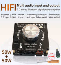 50WX2 TPA3116D2 Bluetooth 5.0 HIFI Digital Power Amplifier Board Stereo AMP NEW-