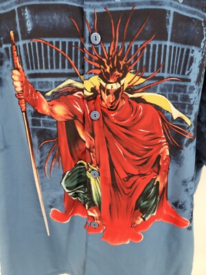 Vintage Anime Samurai Shirt NYDK Original ICE Collection Size XXL