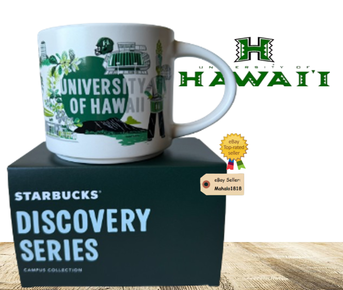 2025 Starbucks University of Hawaii 14 Oz Discovery Series Mug New