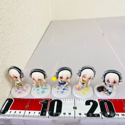 Super Sonico Special Figure Set 5 Chibi Kyun Character Headphone