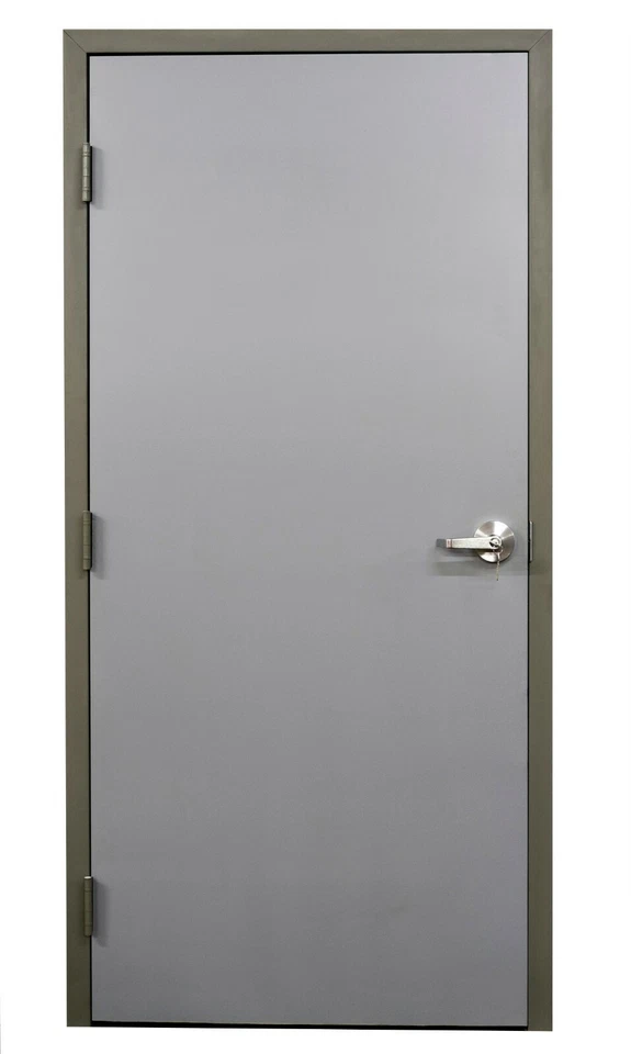 BRAND NEW Steel Fire Rated Entry Doors 36"x84" w/Knock Down Frame & Hinges RH
