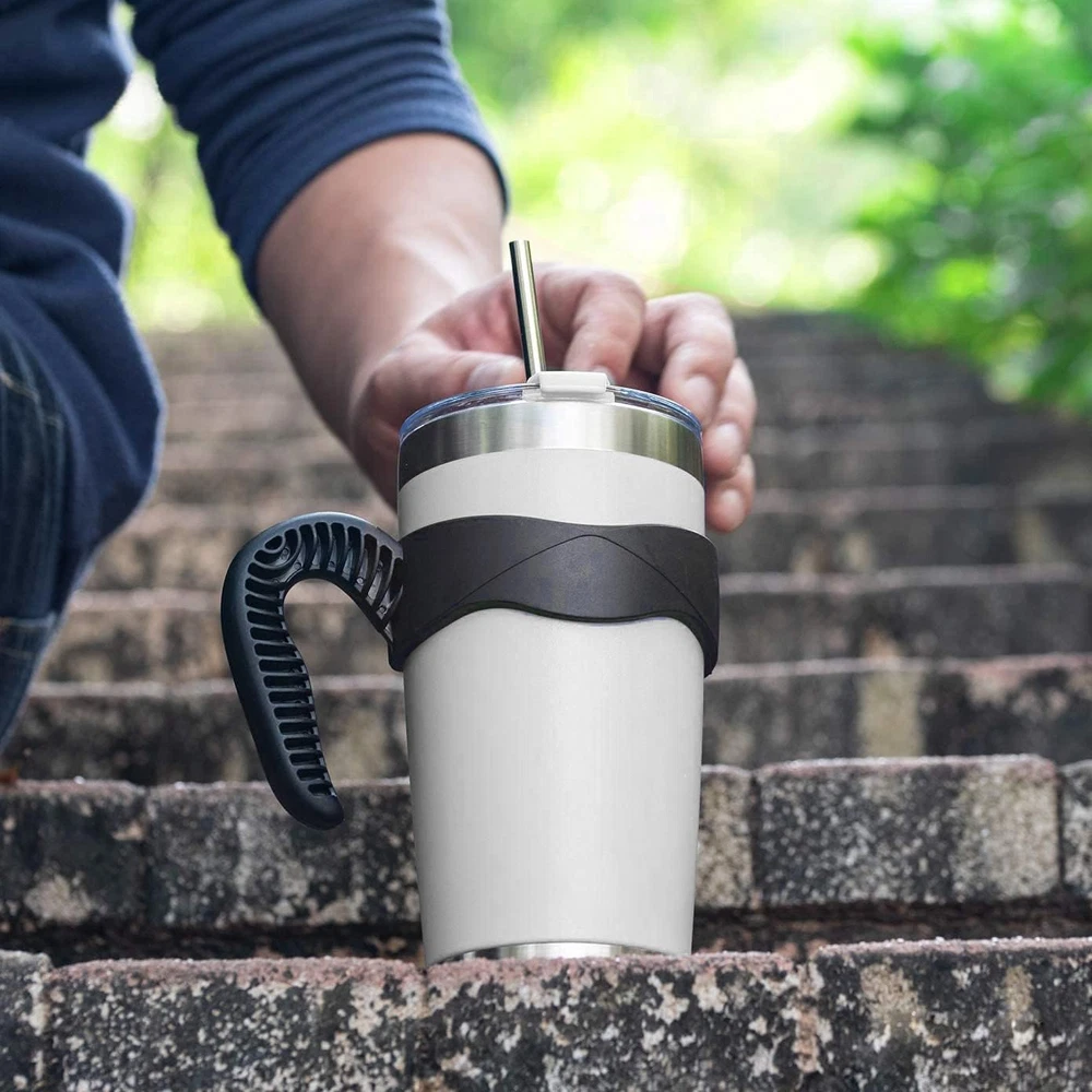 Tumbler Handle for YETI Rambler Cup, anti Slip Mug Grip Cup Holder for Stainless