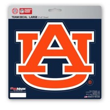 Auburn Tigers 8x8 Die Cut Decal NEW NCAA Emblem Car Cling Sticker Pro