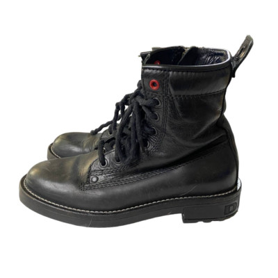 DIESEL Black D-Throuper DBB Z Boots Women's 37 (US 6-6.5) | eBay