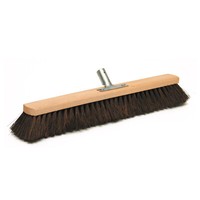 Arenga Besen Arengabesen Kehrbesen 60 Cm Aus Buchenholz + Metallhalter Verzinkt
