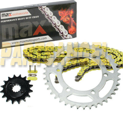  Chain Sprocket set for Kawasaki EX500D Ninja 500R 2006-2009 GPZ500S 1994-2005