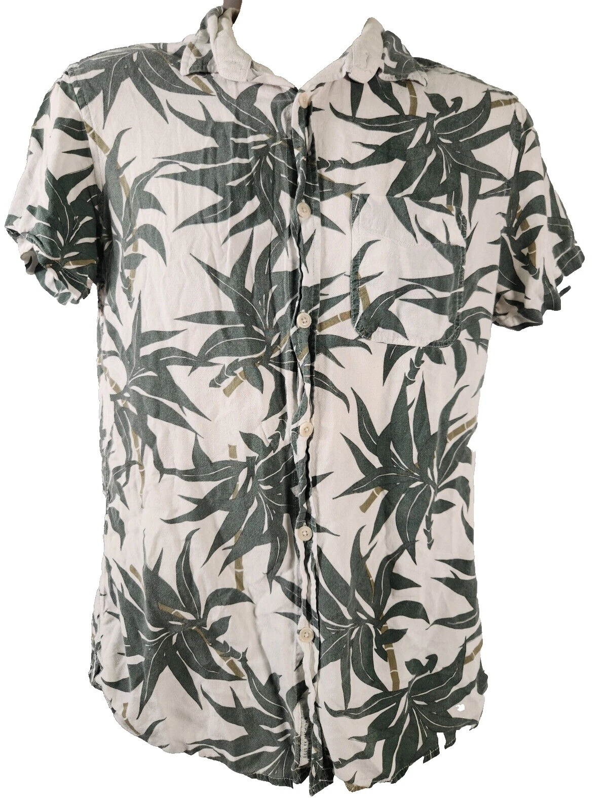 Manga corta Deus Ex Machina Informal Con Botones camisas para hombres