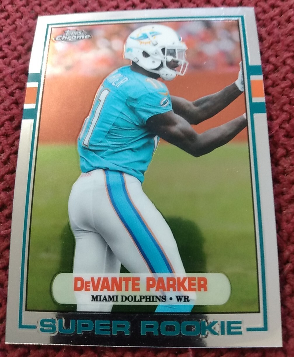 2015 TOPPS CHROME DEVANTE PARKER RC #89-DP MIAMI Dolphin
