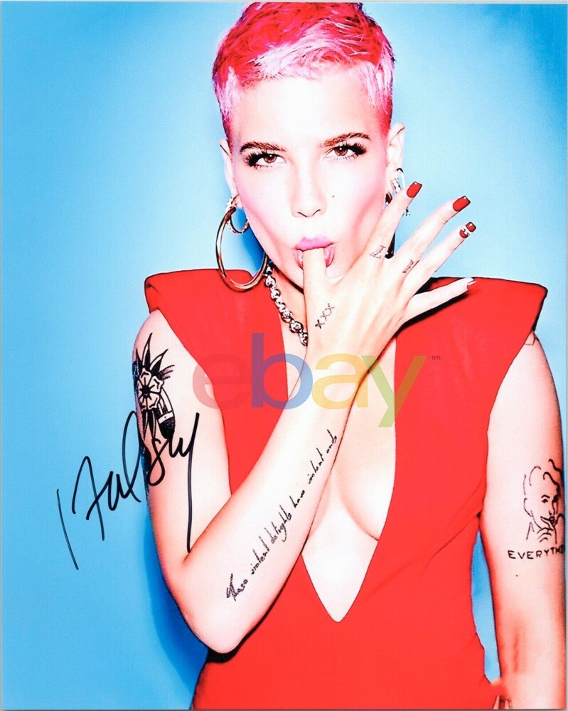 HALSEY Autographed Signed 'HOT SEXY SINGER' 8x10 Photo reprint | eBay
