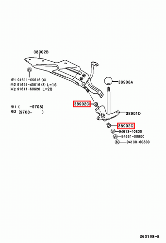 Genuine Toyota Dyna 200 BU80 BU67 BU66 BU65 BU62 Valve Control Lever Bush x4 - Picture 12 of 19