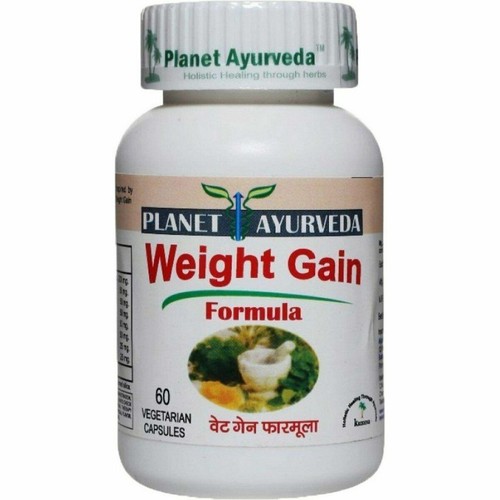 Planet Ayurveda Weight Gain Formula Herbal Ayurveda Planet 60 capsules free ship - Picture 2 of 4