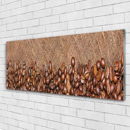 Crédence De Cuisine En Verre 125x50 Cm - Motif Café En Grains - Style Moderne - Marque Tulup - Neuf