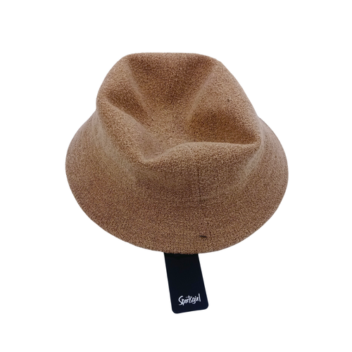 Tan Textured Casual Summer Bucket Hat 