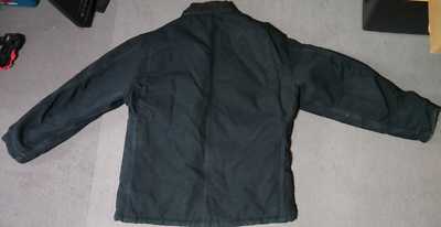 CARHARTT - Black Zipper Jacket Sz 44 XL Quilted Lined RN 14806 | eBay