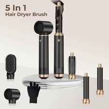 5 in 1 Electric Hair Dryer Blow Curler Set Detachable Styler Hot Air Brush Salon