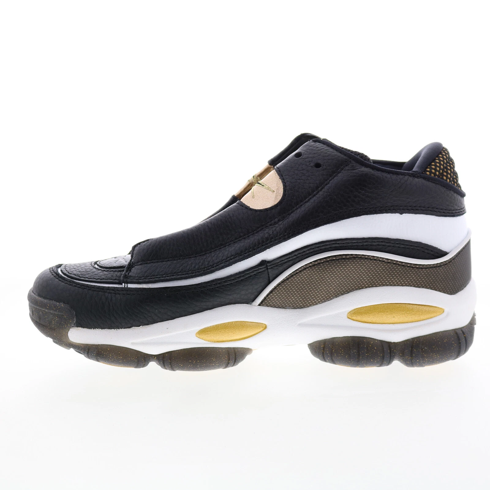 Scarpe da ginnastica Reebok The Answer DMX da uomo in pelle nera stringate lifestyle