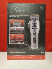 Hatteker Professional Wireless Hair Clipper Trimmer Set LED Display  SEALED