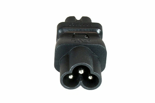 DINIC Netzadapter C6 / C7 Euro-8 Stecker, Adapter 3-pin auf 2-pin - Bild 2 von 4