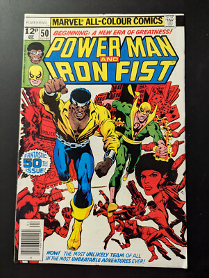 Power Man and Iron Fist #50, Marvel Comics, 1978, 1st Retitled Issue