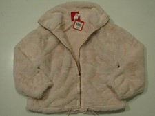 Ivy Blossom Womens Pink Soft Faux Fur Coat Nwt Size Large L