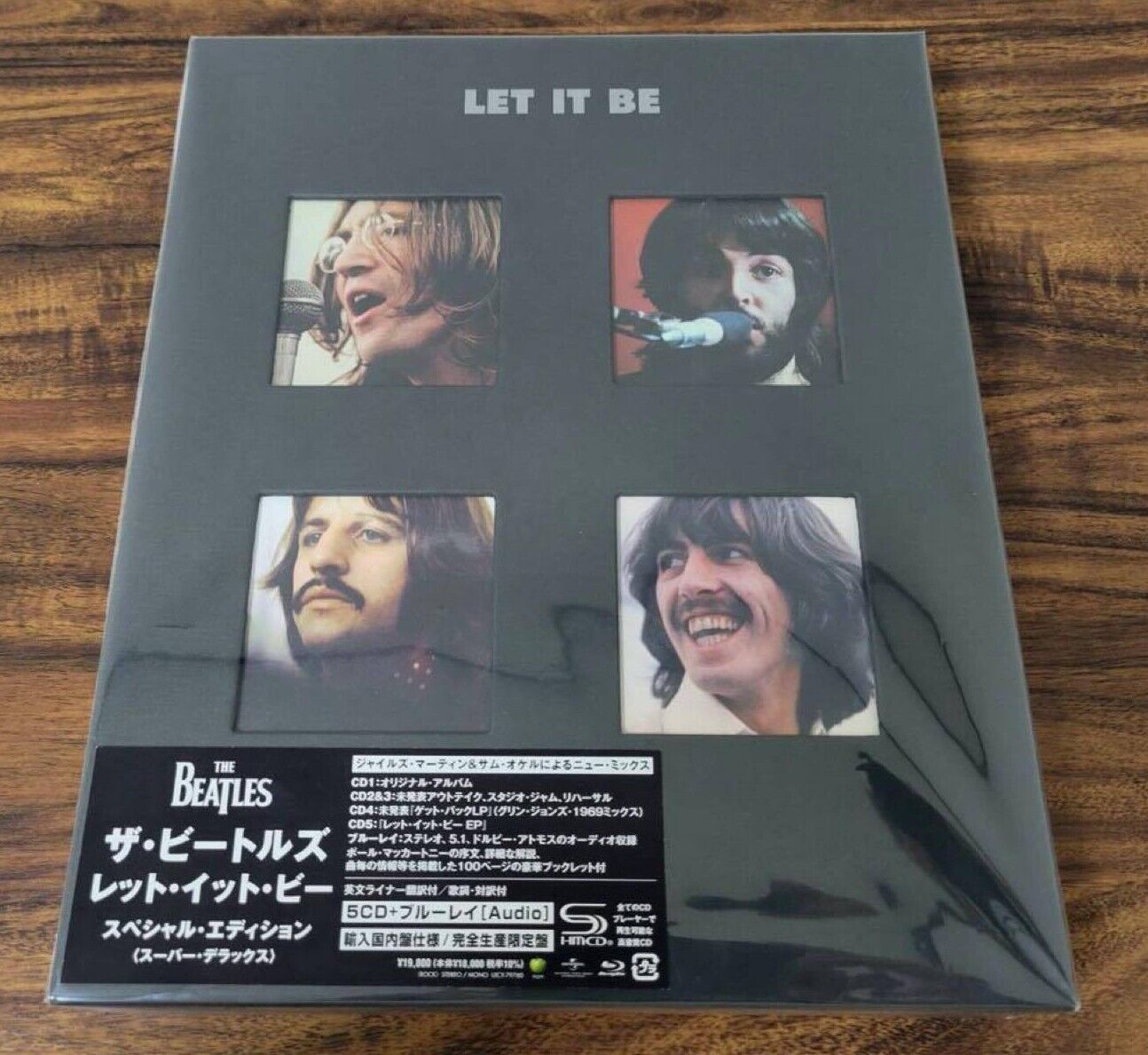 The Beatles Let It Be Super Deluxe Edition 5 SHM-CD Blu-ray Audio Book Japan