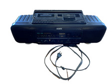 Sony CFD-68 Portable 90s Boombox CD Radio Cassette Player Read Description