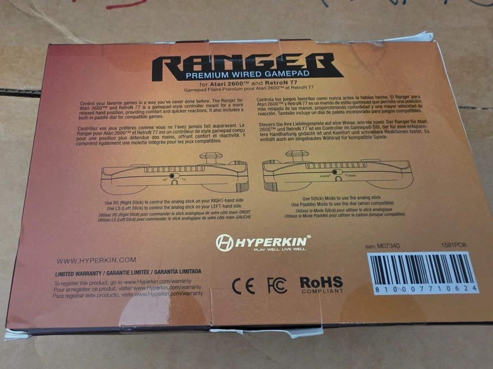 Hyperkin Ranger Premium Wired Gamepad for Atari 2600 - Image 4 of 4